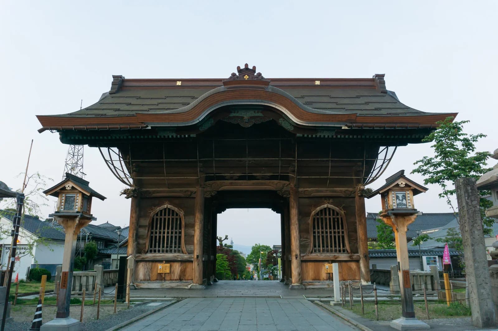 Japanese Buddhist Temple Gate