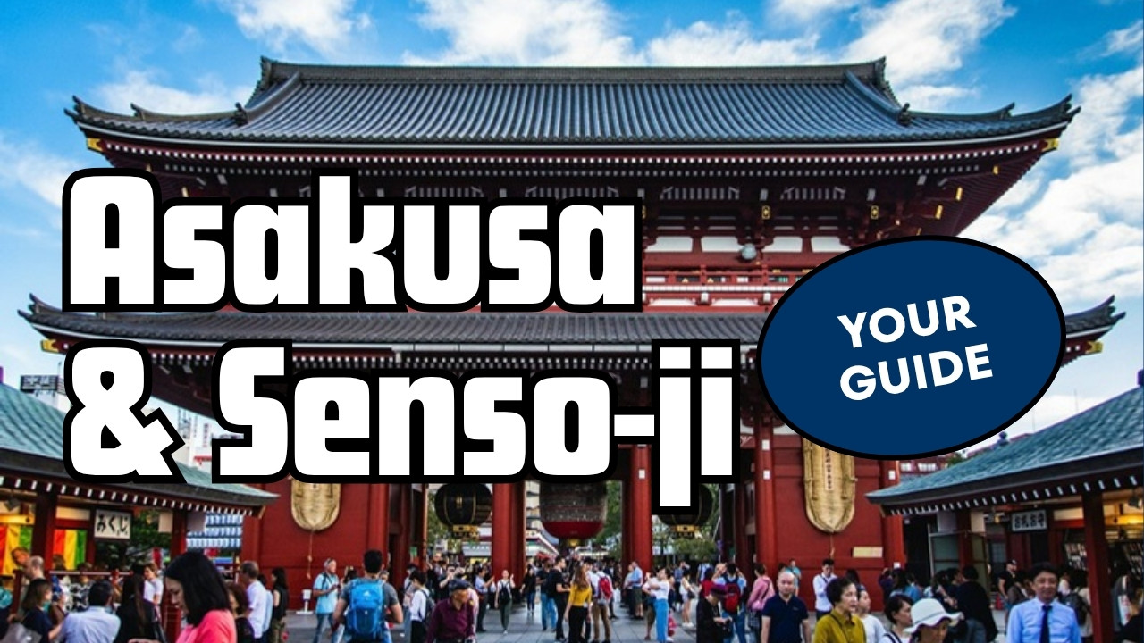 Senso-ji temple Hozomon gate in Asakusa Tokyo under blue sky