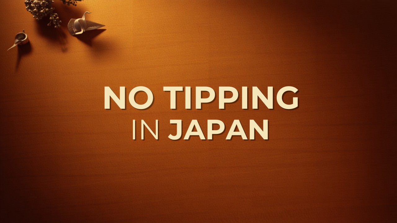Tipping in Japan