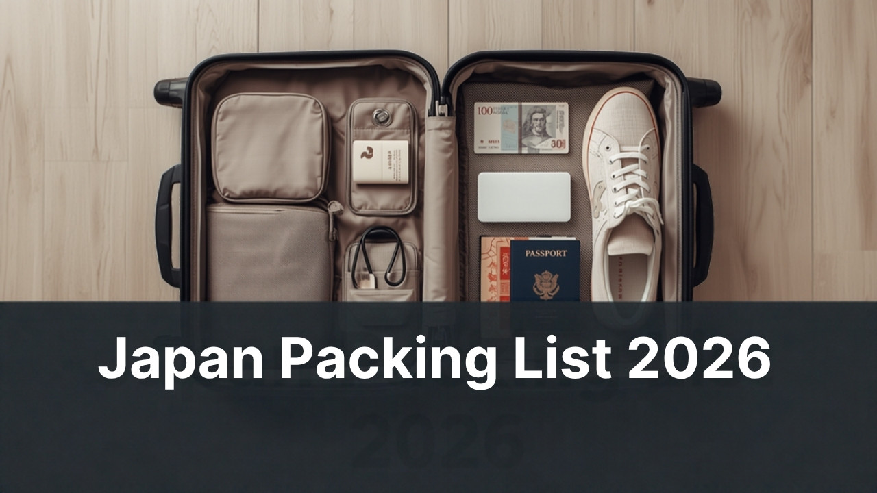 Japan Packing List 2026: What to Bring (and What to Leave Home)